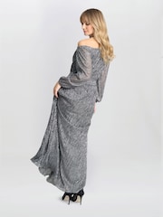 Gina Bacconi Sylvia Off The Shoulder Dress - Image 2 of 4