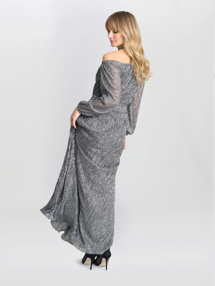 Gina Bacconi Sylvia Off The Shoulder Dress - Image 2 of 4