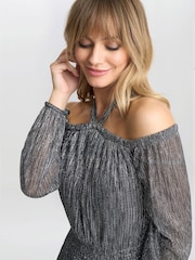 Gina Bacconi Sylvia Off The Shoulder Dress - Image 4 of 4