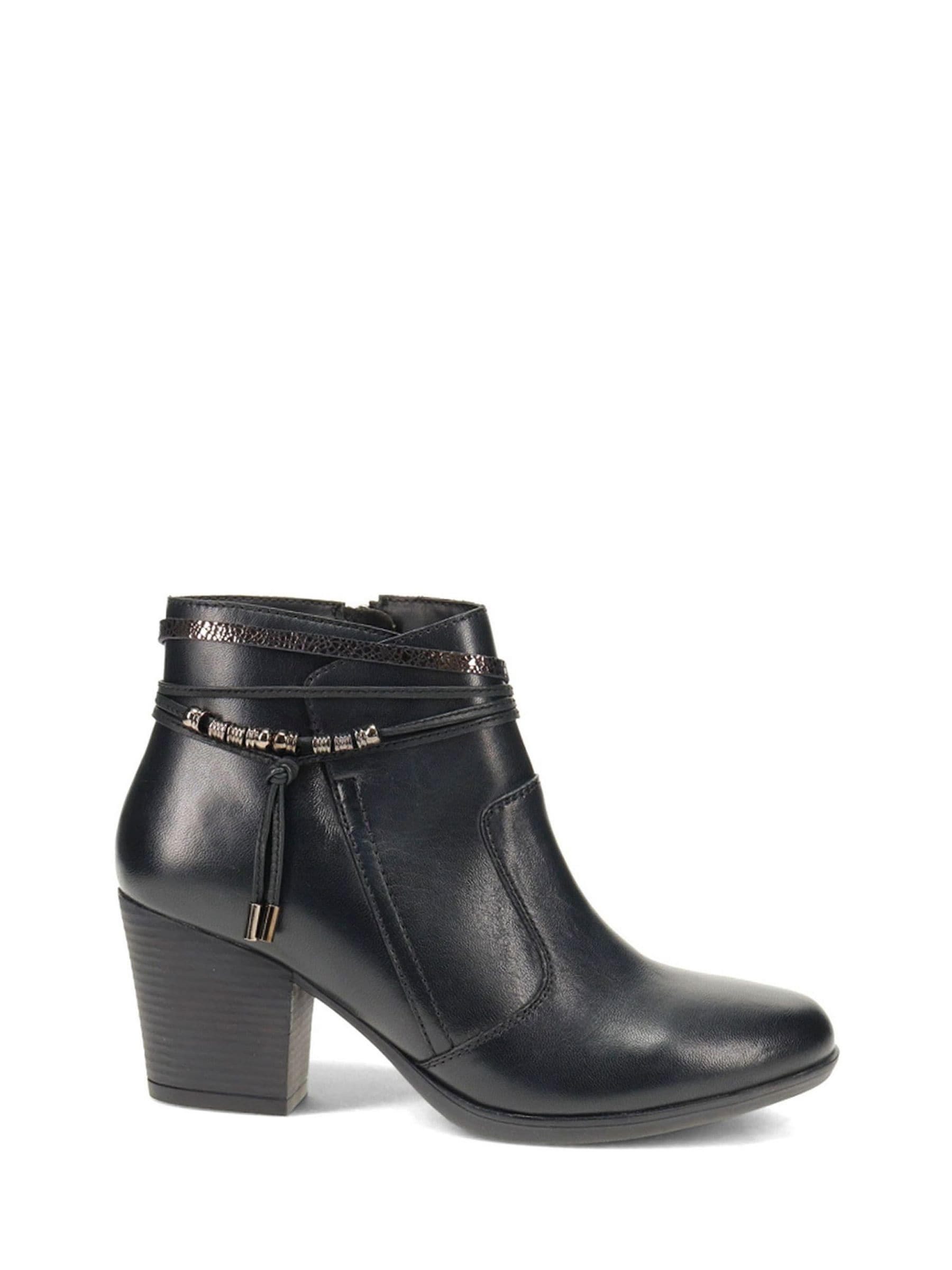 Buy Pavers Black Breathable Leather Ankle Boots from the Next UK online shop