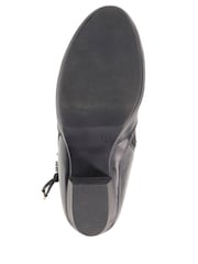 Pavers Black Breathable Leather Ankle Boots - Image 5 of 5