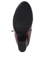 Pavers Red Breathable Leather Ankle Boots - Image 5 of 5