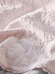 Shabby Chic by Rachel Ashwell® Soft Pink Matelasse Throw - Image 4 of 5