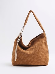 Коричневый - River Island сумка из искусственной замши - Image 2 of 6