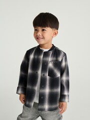 Mono Core Check Long Sleeve Baseball Collar Check Shirt (3mths-7yrs) - Image 1 of 11