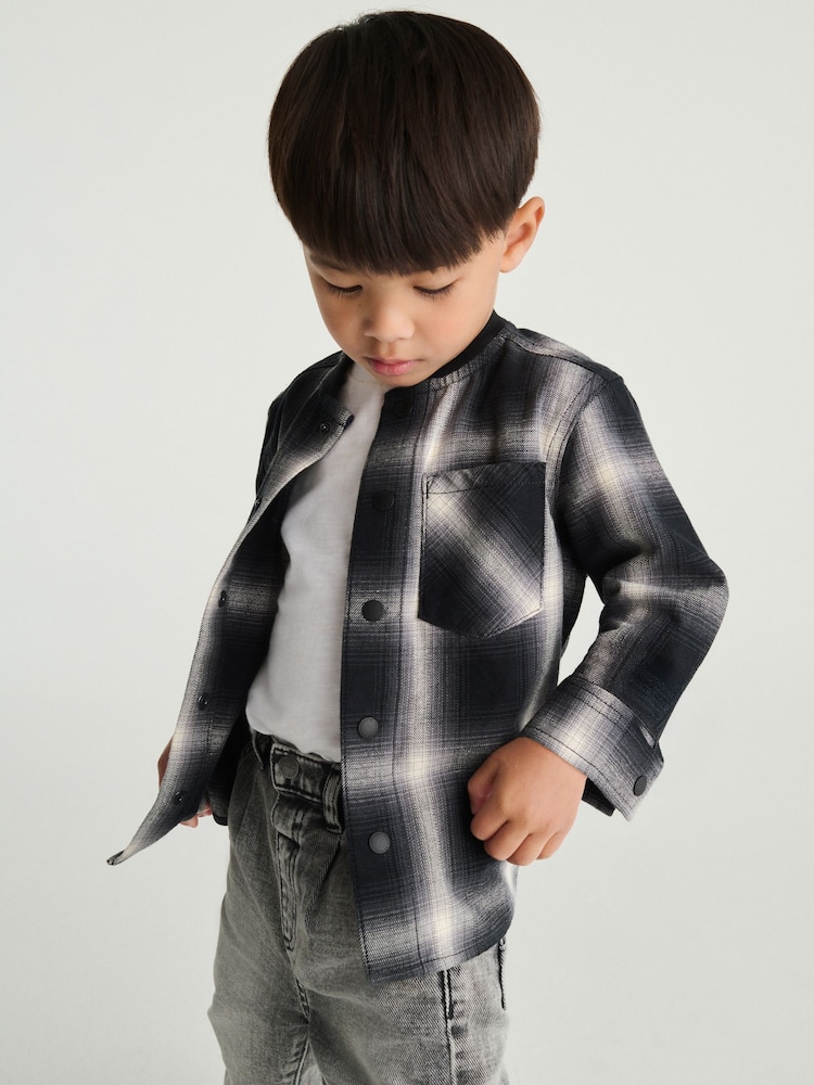 Mono Core Check Long Sleeve Baseball Collar Check Shirt (3mths-7yrs) - Image 2 of 11