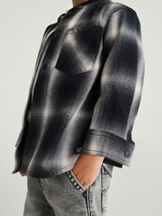 Mono Core Check Long Sleeve Baseball Collar Check Shirt (3mths-7yrs) - Image 5 of 11