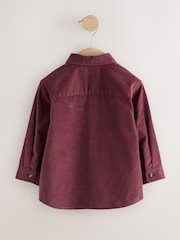 Plum Purple Long Sleeve Corduroy Character Shirt (3mths-7yrs) - Image 2 of 4