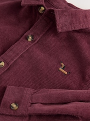 Plum Purple Long Sleeve Corduroy Character Shirt (3mths-7yrs) - Image 4 of 4