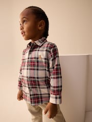 Neutral Check Long Sleeve Check Character Shirt (3mths-7yrs) - Image 1 of 3