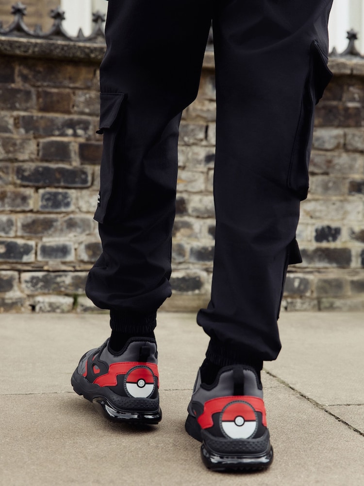 Grey Pokemon Elastic Lace Trainers - Image 7 of 7 Grey Pokemon Elastic Lace Trainers - Image 7 of 7