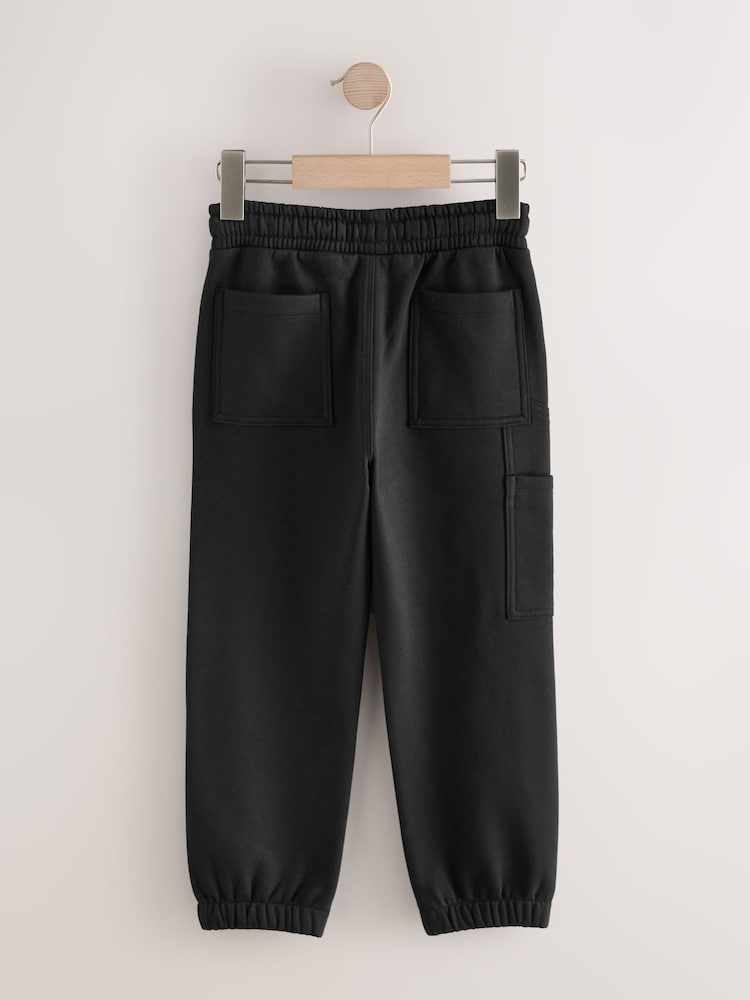 Black Carpenter Regular Joggers (3-16yrs) - Image 2 of 4