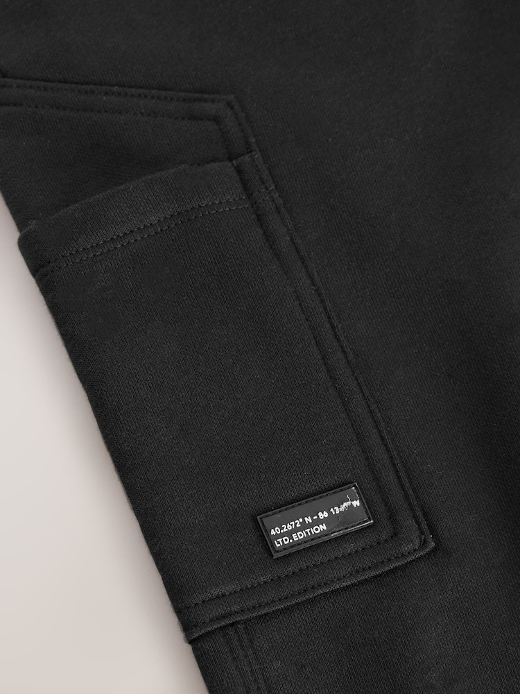 Black Carpenter Regular Joggers (3-16yrs) - Image 4 of 4