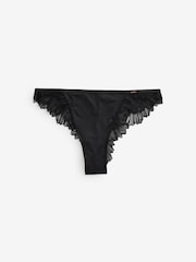 Lipsy Black/Nude Brazillian Briefs 2 Pack - Image 10 of 13