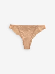Lipsy Black/Nude Brazillian Briefs 2 Pack - Image 11 of 13