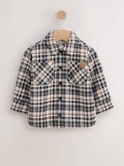 Mono Core Borg Lined Check Shacket (3mths-7yrs) - Image 7 of 11