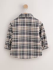 Mono Core Borg Lined Check Shacket (3mths-7yrs) - Image 8 of 11