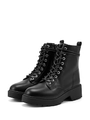 Novo Black Daylight Chunky Lace Up Boots - Image 2 of 4