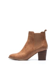 Novo Brown Jacob Mid Block Heel Chelsea Boots - Image 1 of 4