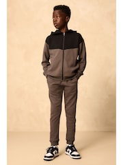 Charcoal Grey Tech Sportswear Hoodie and Joggers Set (3-16yrs) - Image 4 of 8