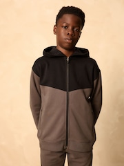 Charcoal Grey Tech Sportswear Hoodie and Joggers Set (3-16yrs) - Image 6 of 8