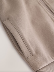 Mink Brown Smart Jersey Bomber Jacket and Joggers Set (3-16yrs) - Image 10 of 11