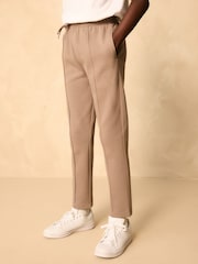 Mink Brown Smart Jersey Bomber Jacket and Joggers Set (3-16yrs) - Image 4 of 11