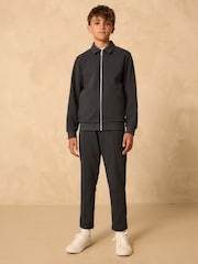 Charcoal Grey Smart Collar Bomber Set (3-16yrs) - Image 1 of 5