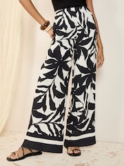 Estampado de palmeras - Pantalones anchos estampados de Friends Like These - Imagen 1 de 4
