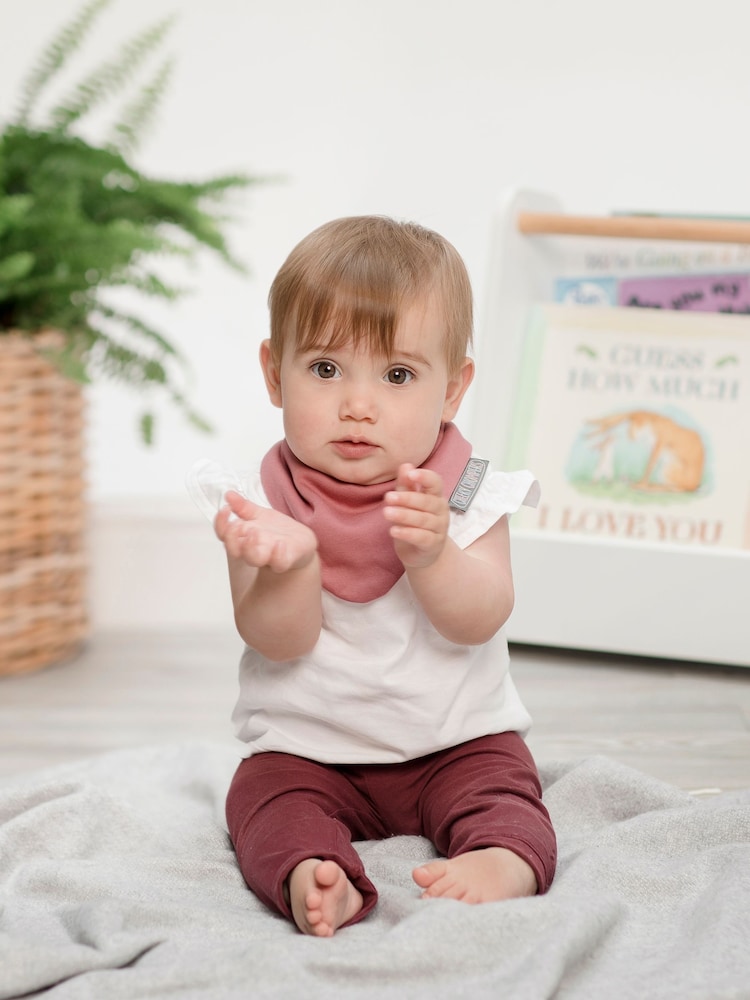 Cheeky Chompers בכמה צבעים, מארז של 2 סינרי תינוקות - Image 5 of 12