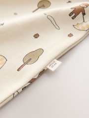 Ecru Bear Baby Sweat Romper (0mths-3yrs) - Image 6 of 8