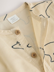 Cream/Blue Polar Bear Baby Romper (0mths-2yrs) - Image 5 of 7