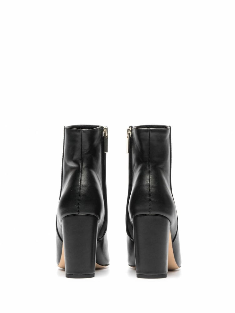 Novo Black Wide Fit Kaesha Block Heel Point Toe Ankle Boots - Image 5 of 5 Novo Black Wide Fit Kaesha Block Heel Point Toe Ankle Boots - Image 5 of 5