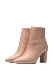 Novo Nude Kaesha Block Heel Point Toe Ankle Boots - Image 2 of 4