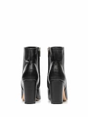 Novo Black Kaesha Block Heel Point Toe Ankle Boots - Image 4 of 4