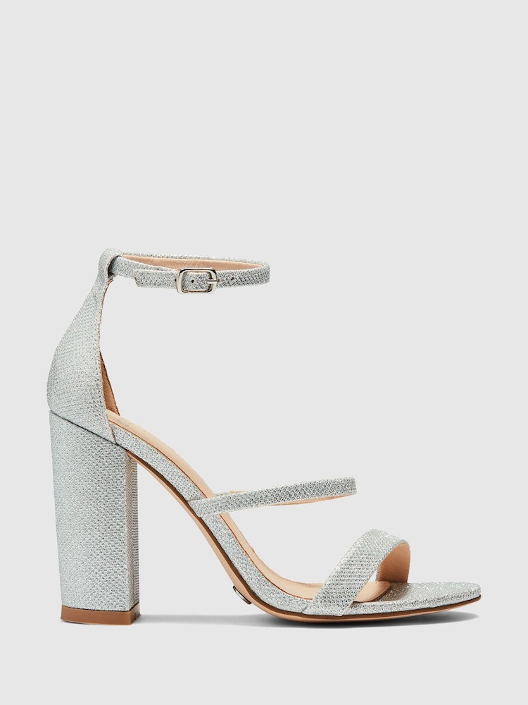 Novo Mandy Triple Strap Block čevlji z visoko peto sandali - Slika 2 iz 3 Novo Mandy Triple Strap Block čevlji z visoko peto sandali - Slika 2 iz 3