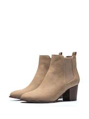Novo Natural Jacob Mid Block Heel Chelsea Boots - Image 2 of 4