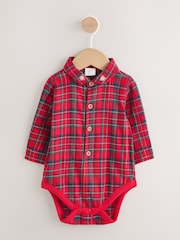 Red Check Baby Shirts Trousers and Braces 3 Piece Set (0mths-2yrs) - Image 10 of 10