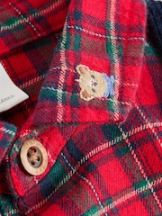 Red Check Baby Shirts Trousers and Braces 3 Piece Set (0mths-2yrs) - Image 6 of 10