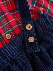 Red Check Baby Shirts Trousers and Braces 3 Piece Set (0mths-2yrs) - Image 7 of 10