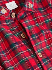 Red Check Baby Shirts Trousers and Braces 3 Piece Set (0mths-2yrs) - Image 8 of 10