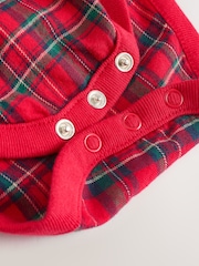Red Check Baby Shirts Trousers and Braces 3 Piece Set (0mths-2yrs) - Image 9 of 10