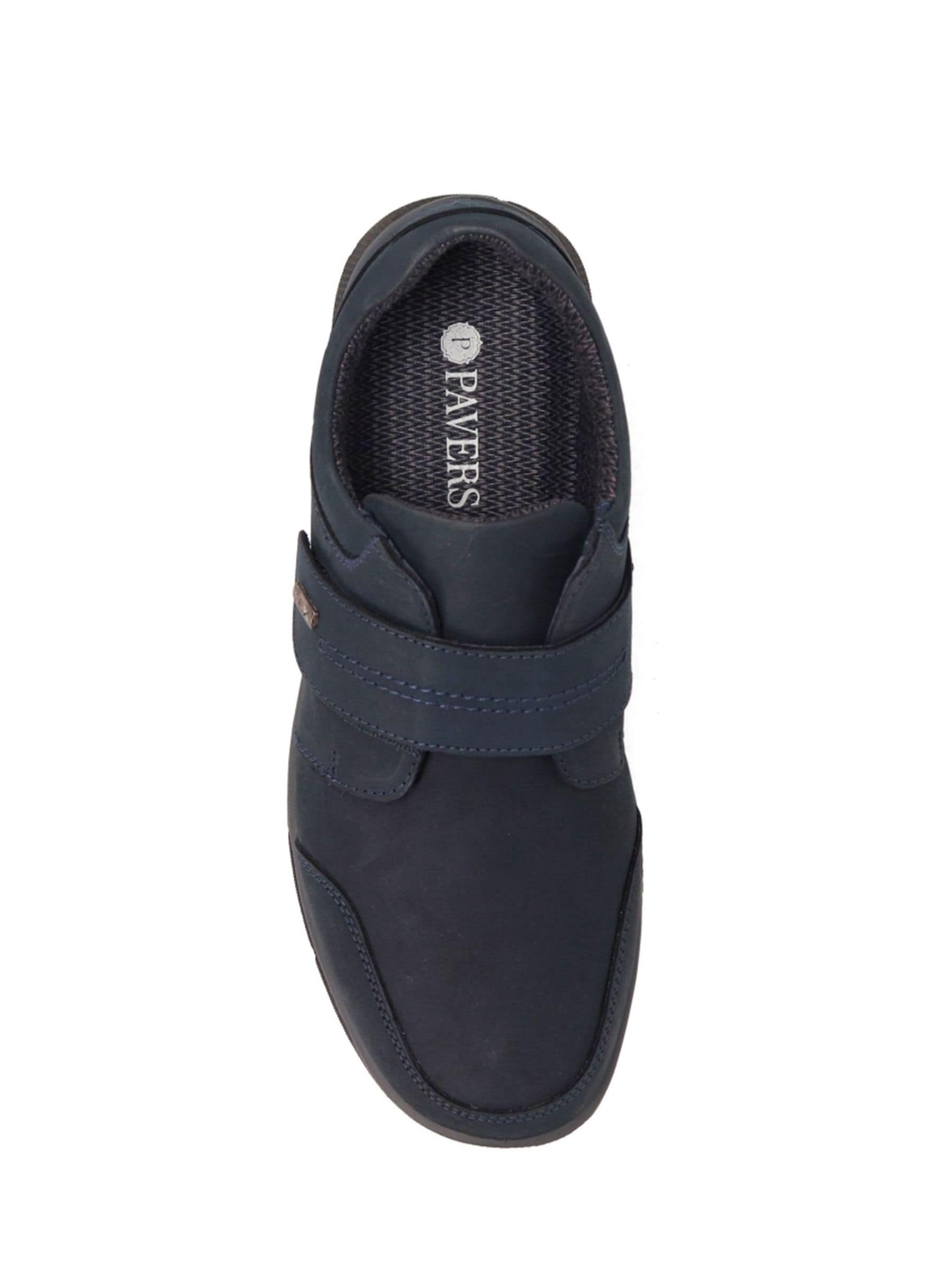 Buy Pavers Blue Casual Leather Slip-On Shoes from Next USA