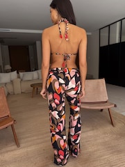 Never Fully Dressed Multi Camo Wide Leg Beach Trousers - Image 2 of 3
