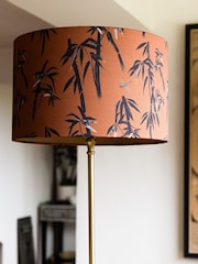 Rockett St George Ochre Yellow Bamboo Easy Fit Ceiling Light - Image 2 of 3