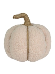 Decoris Cream Teddy Autumn Pumpkin Decoration - Image 2 of 2