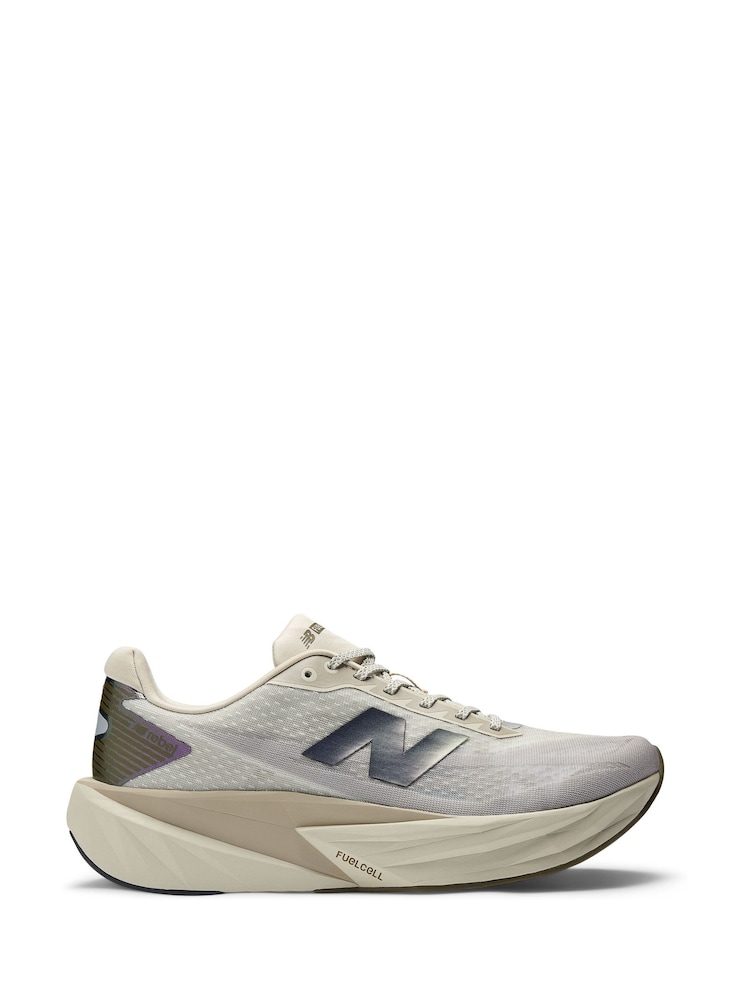 New Balance Cream Mens Fuelcell Rebel Trainers - Image 1 of 14