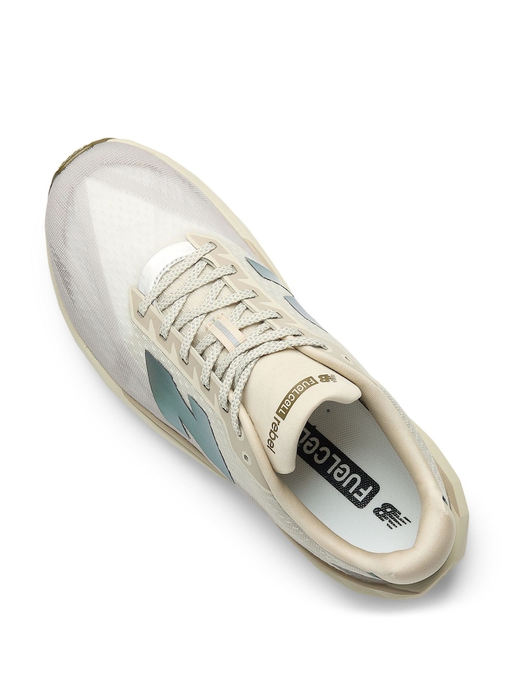New Balance Cream Mens Fuelcell Rebel Trainers - Image 14 of 14