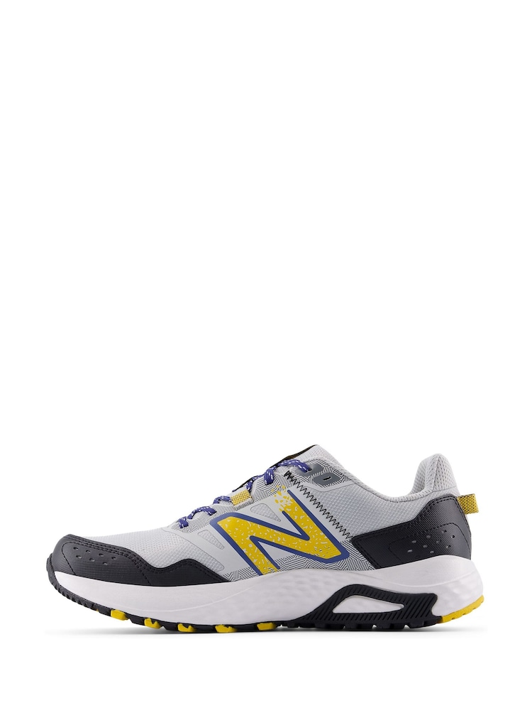 New Balance White/Lemon Mens 411 Trainers - Image 2 of 5