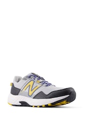 New Balance White/Lemon Mens 411 Trainers - Image 3 of 5